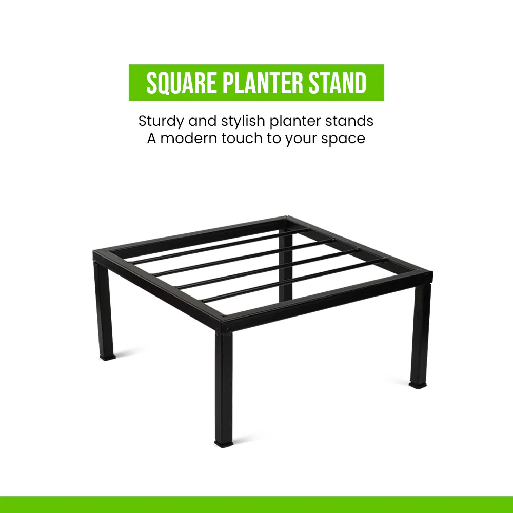 Square Metal Plant Stand - Image 4