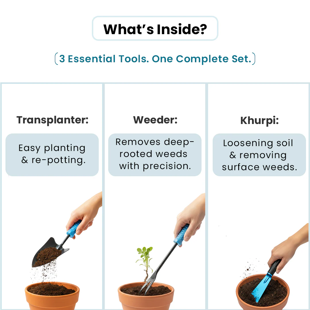 3-Piece Garden Tool Set - Image 3